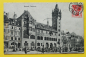 Preview: Ansichtskarte Basel / Rathaus / 1912 / Marktplatz – Markttag – Geschäfte
